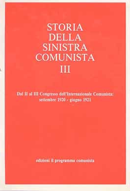 Storia della sinistra comunista volume 3