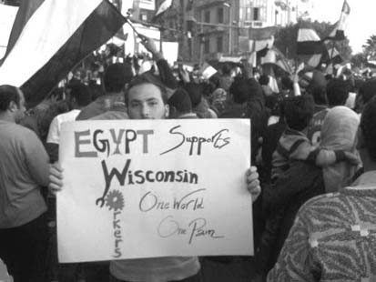 Manifestazione al Cairo