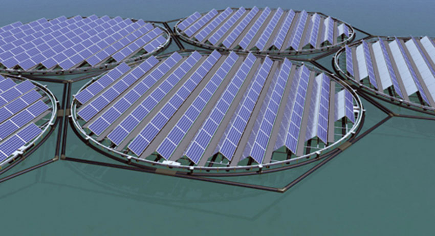 Pannelli fotovoltaici flottanti